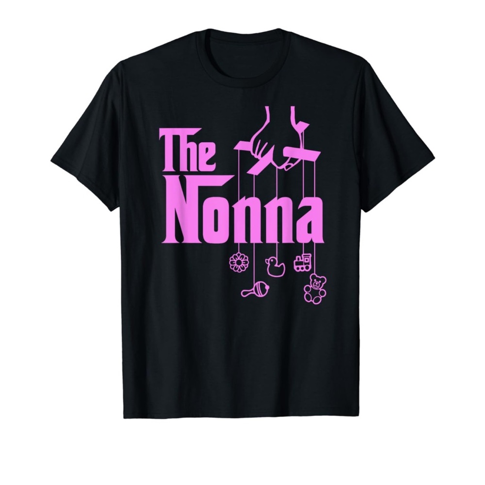 NWT tshirt set - Nonna med/blk pink + Nonno Lg/white letters. Italian grands
